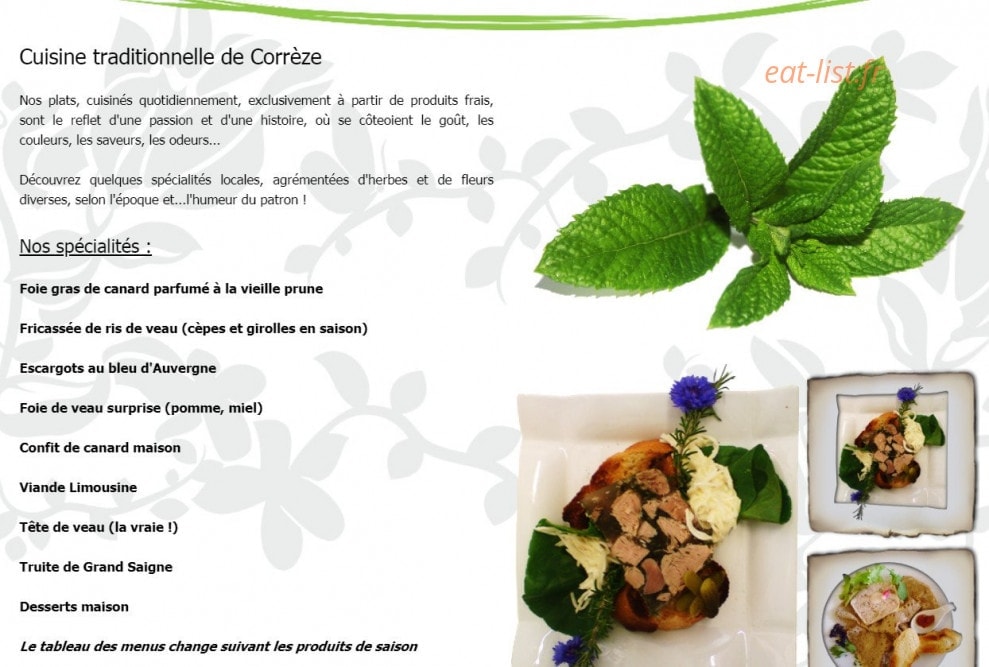 L'Herbier Sauvage — carte page 1