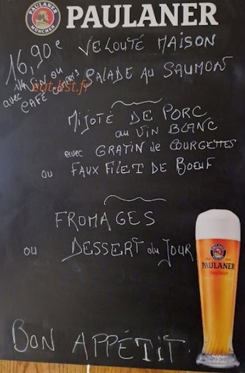 Le Bistrot Di Matt et Eaux — carte page 1