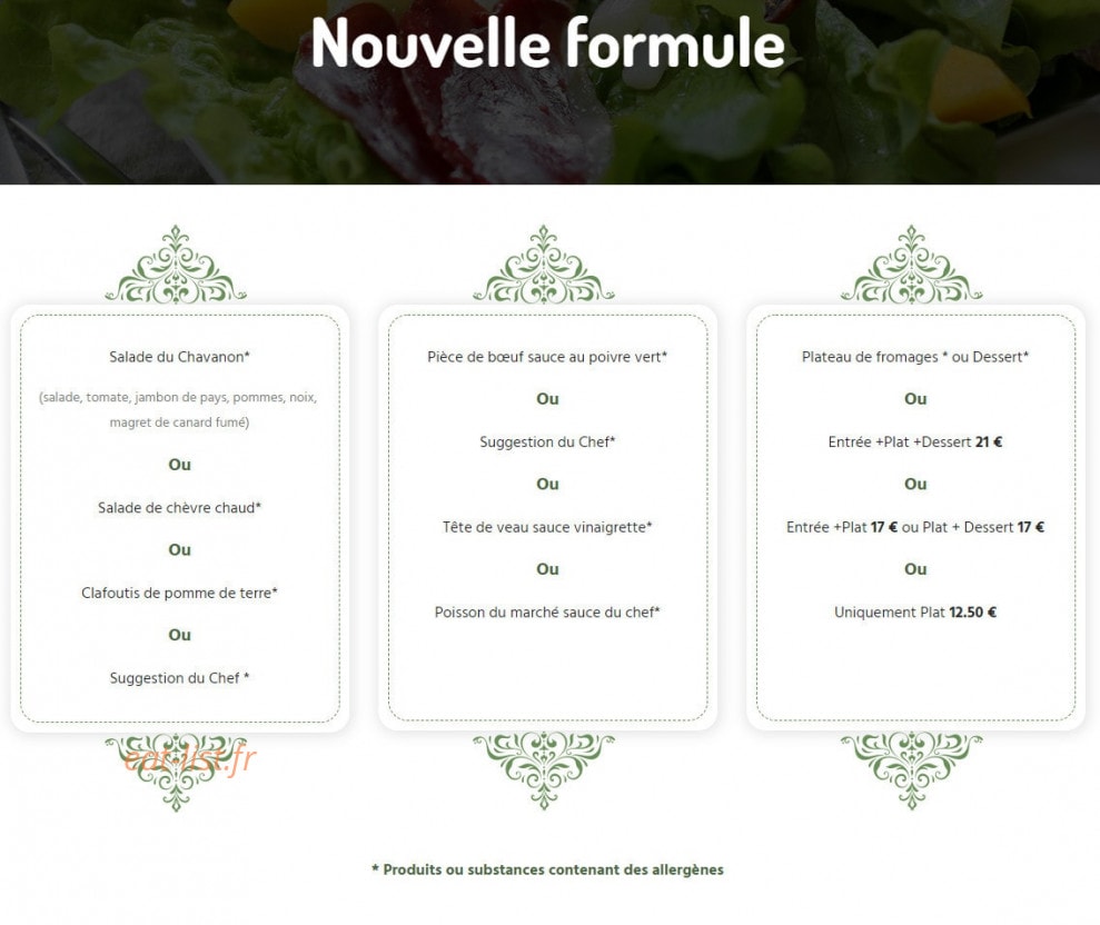 Le Chavanon — carte page 1