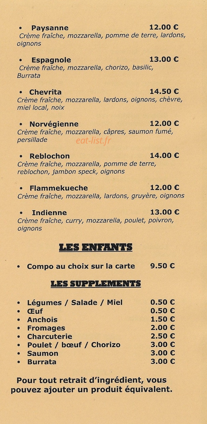 Le Kass ' Kroute — carte page 4