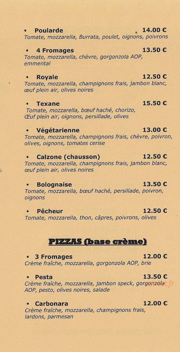 Le Kass ' Kroute — carte page 3