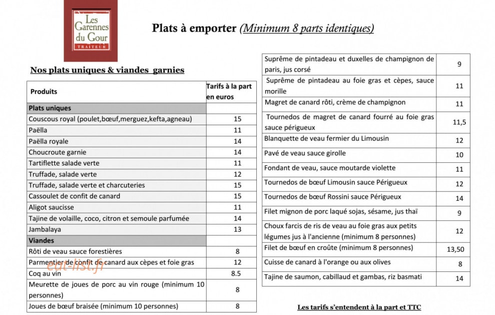 Les Garennes du Gour — carte page 3