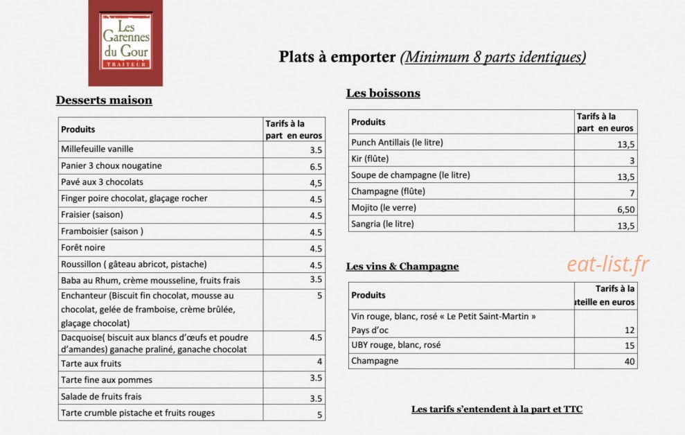 Les Garennes du Gour — carte page 5