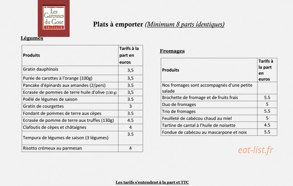 Les Garennes du Gour — carte page 4