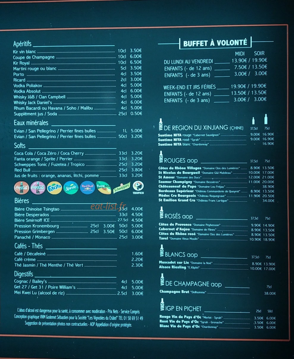 Tao Fusion — carte page 1
