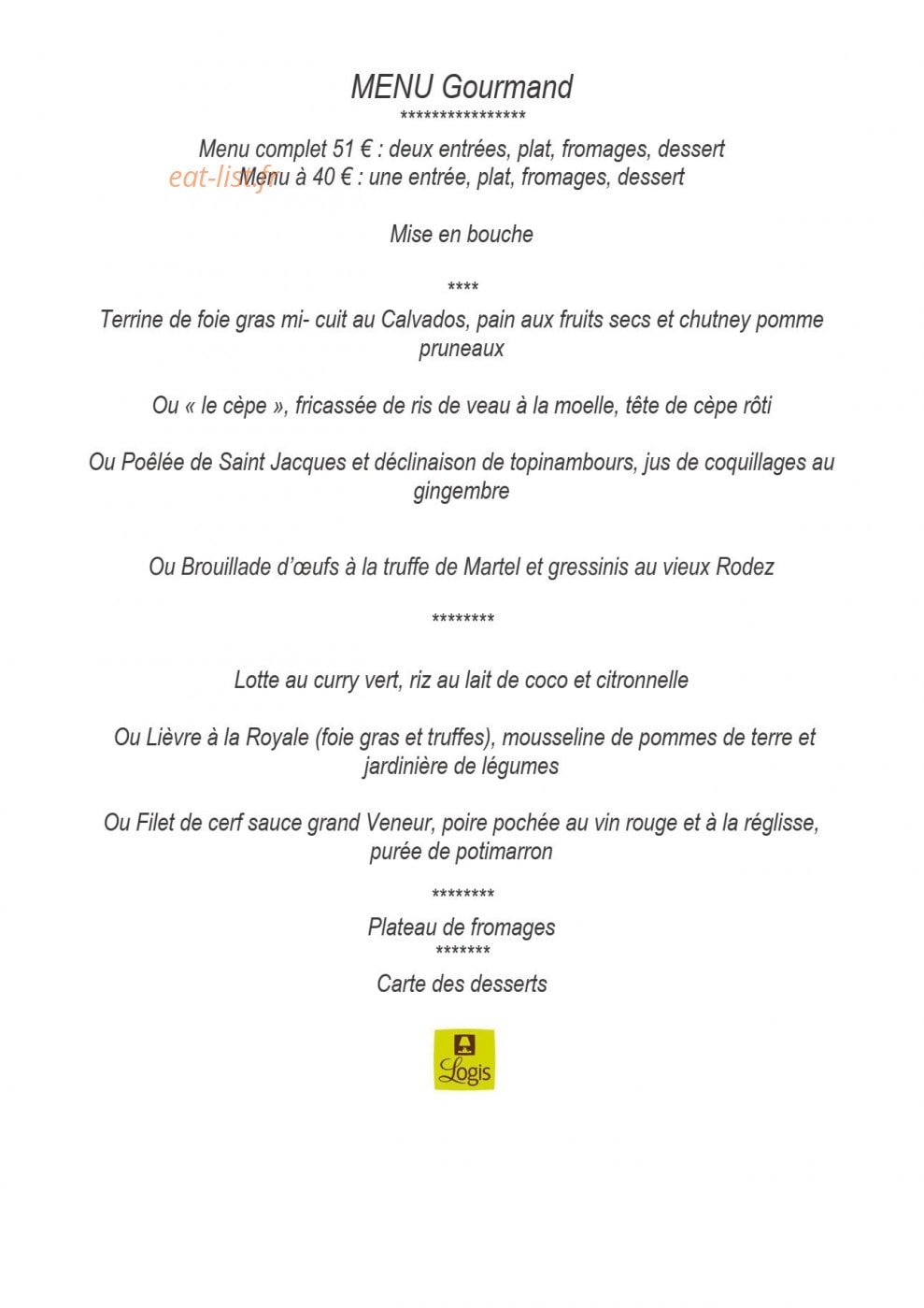 Le Sablier du Temps — carte page 2