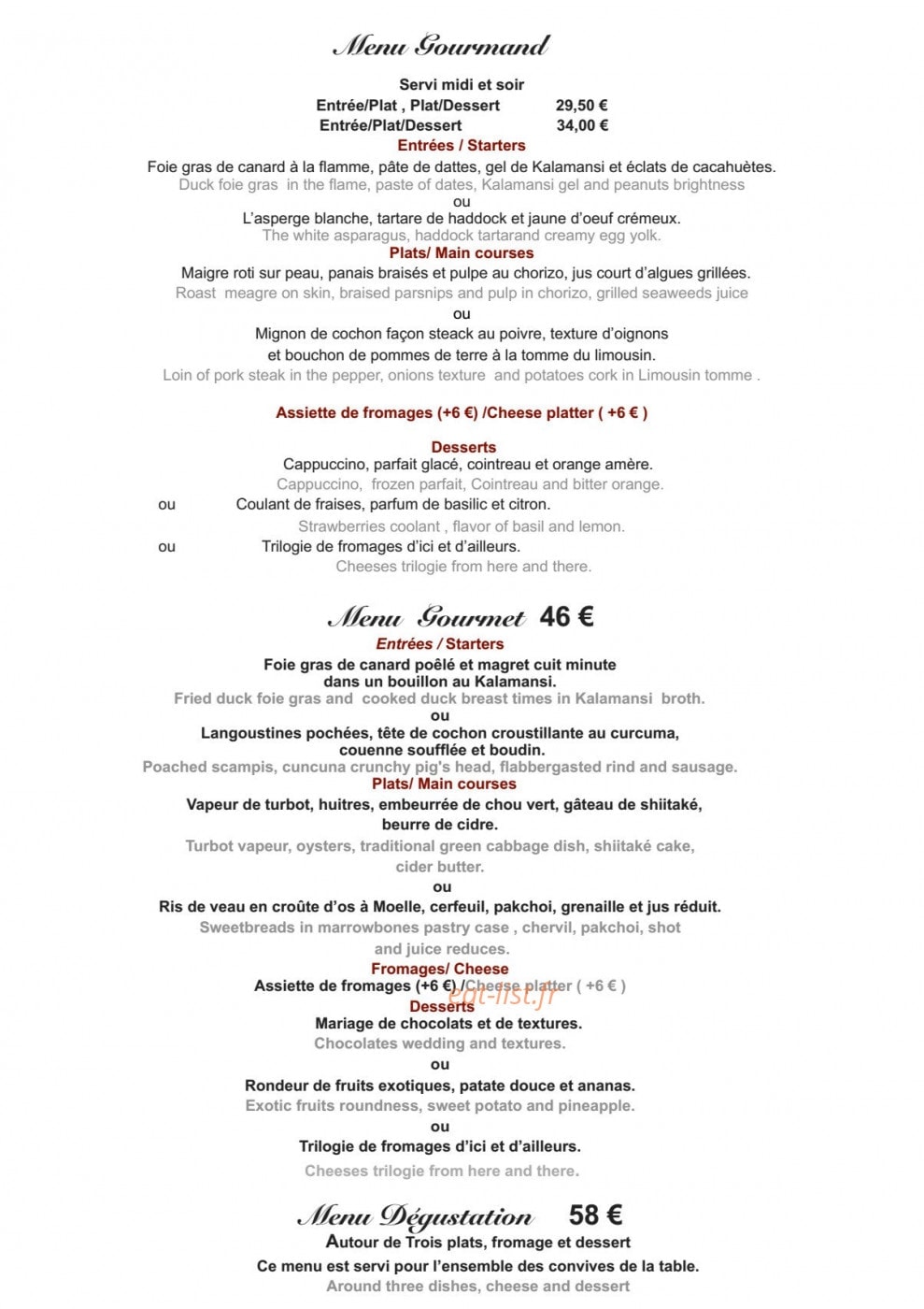 La Bastidie — carte page 1