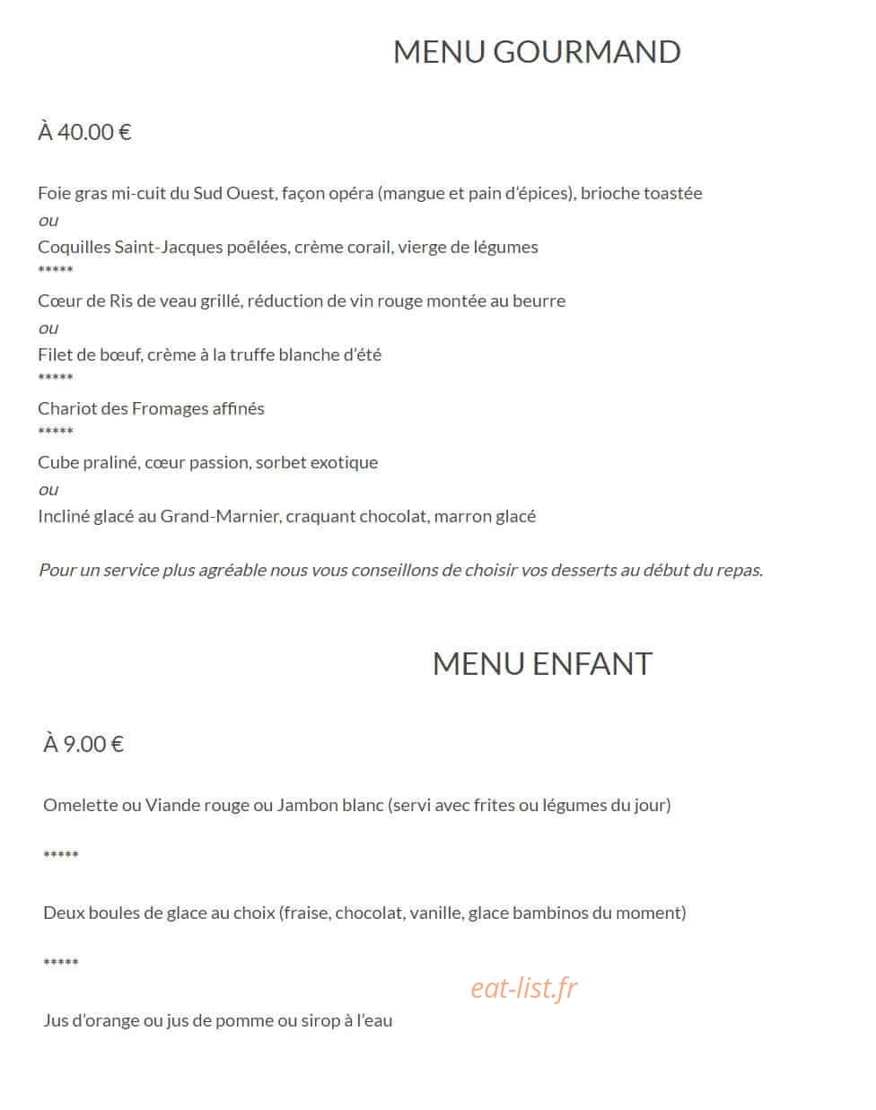 Hotel de la tour — carte page 2