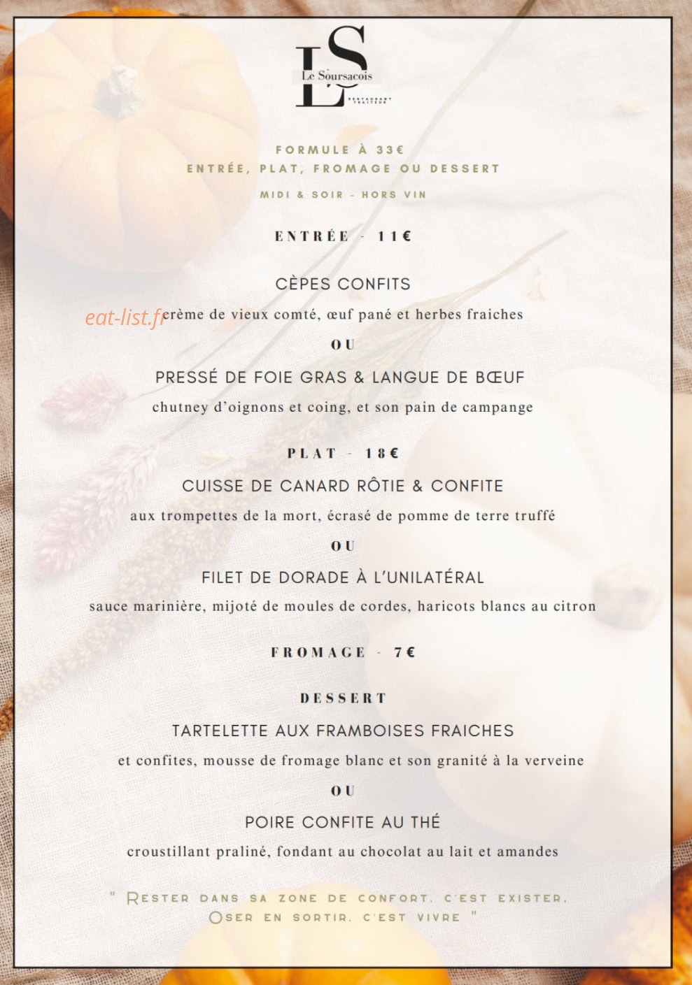 Le Soursacois — carte page 1