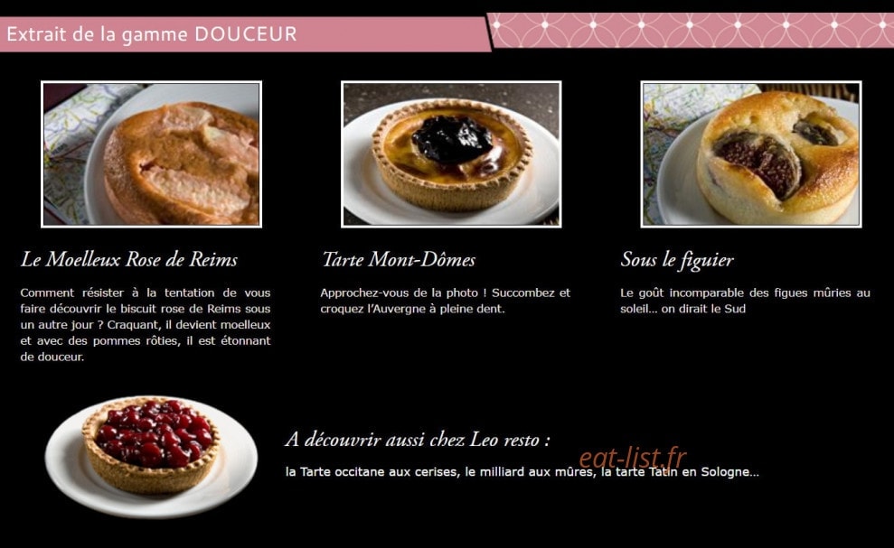 Leo Resto — carte page 4