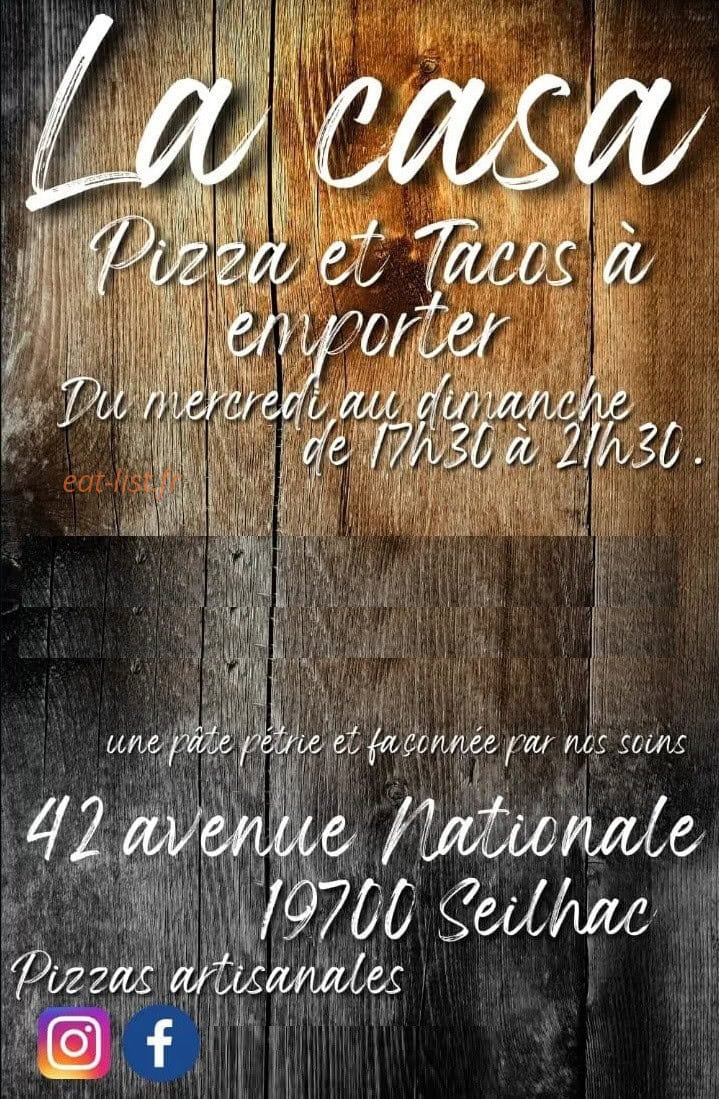 La Casa — carte page 1