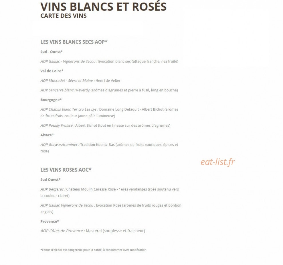 Relais des Monédières — carte page 8