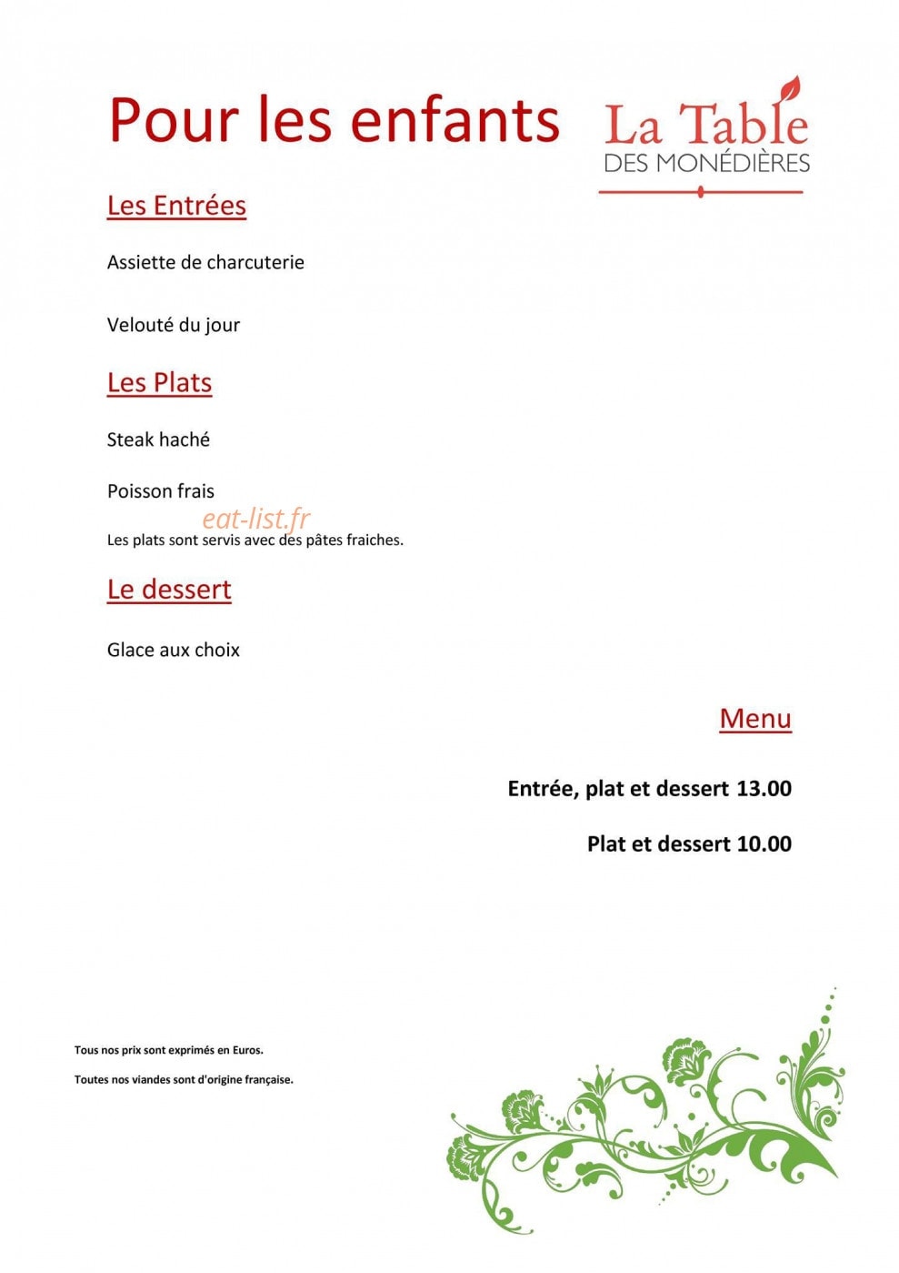 La Table des Monédières — carte page 3