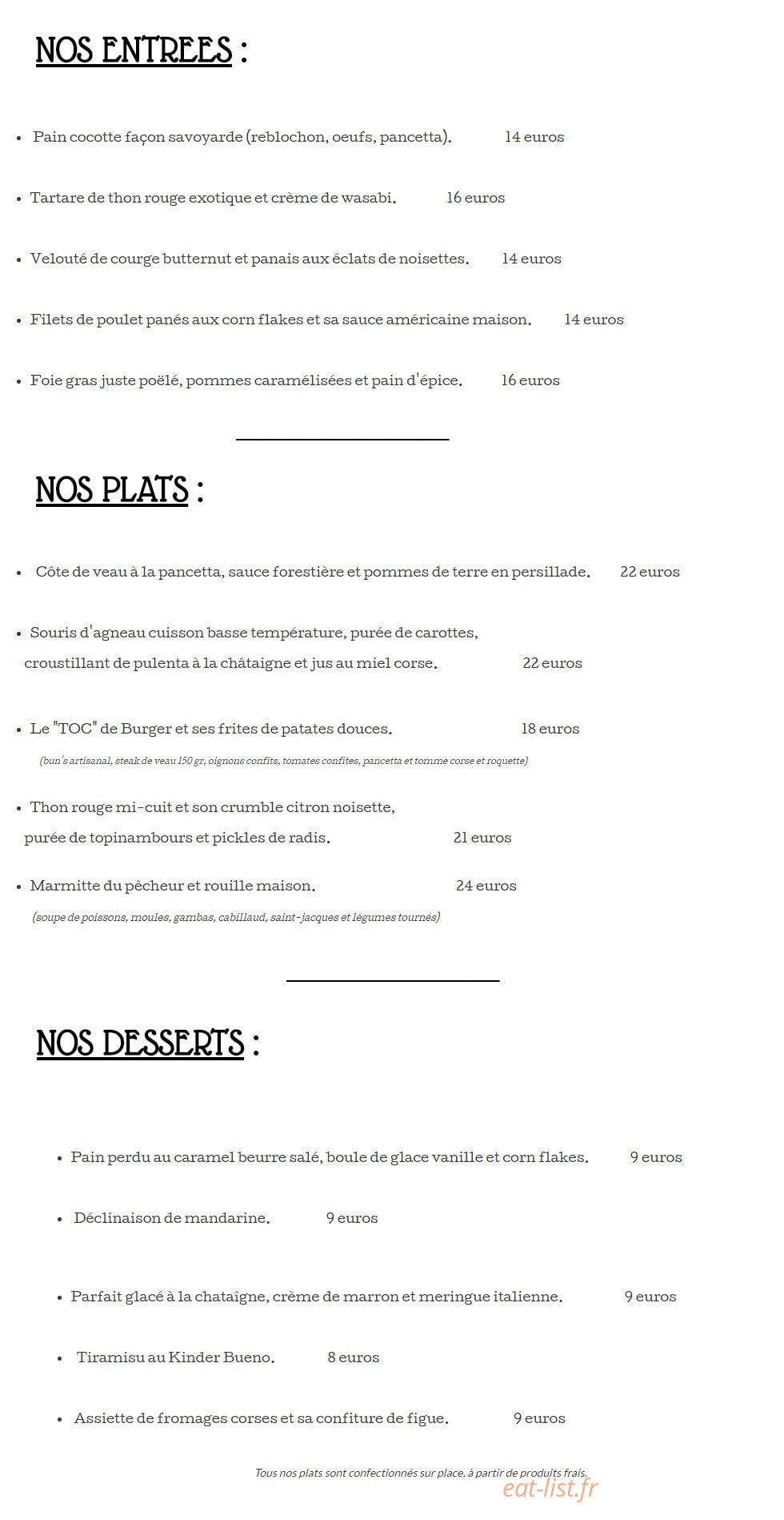 A Merendella Citadina — carte page 1