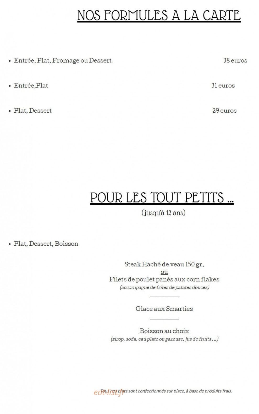A Merendella Citadina — carte page 2