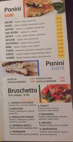 Allo Pizza — carte page 6