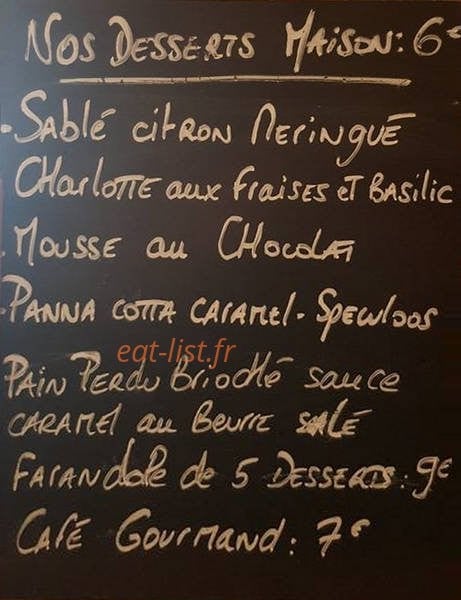Café de flore — carte page 1