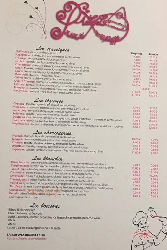 Chez Chris&Nat — carte page 2