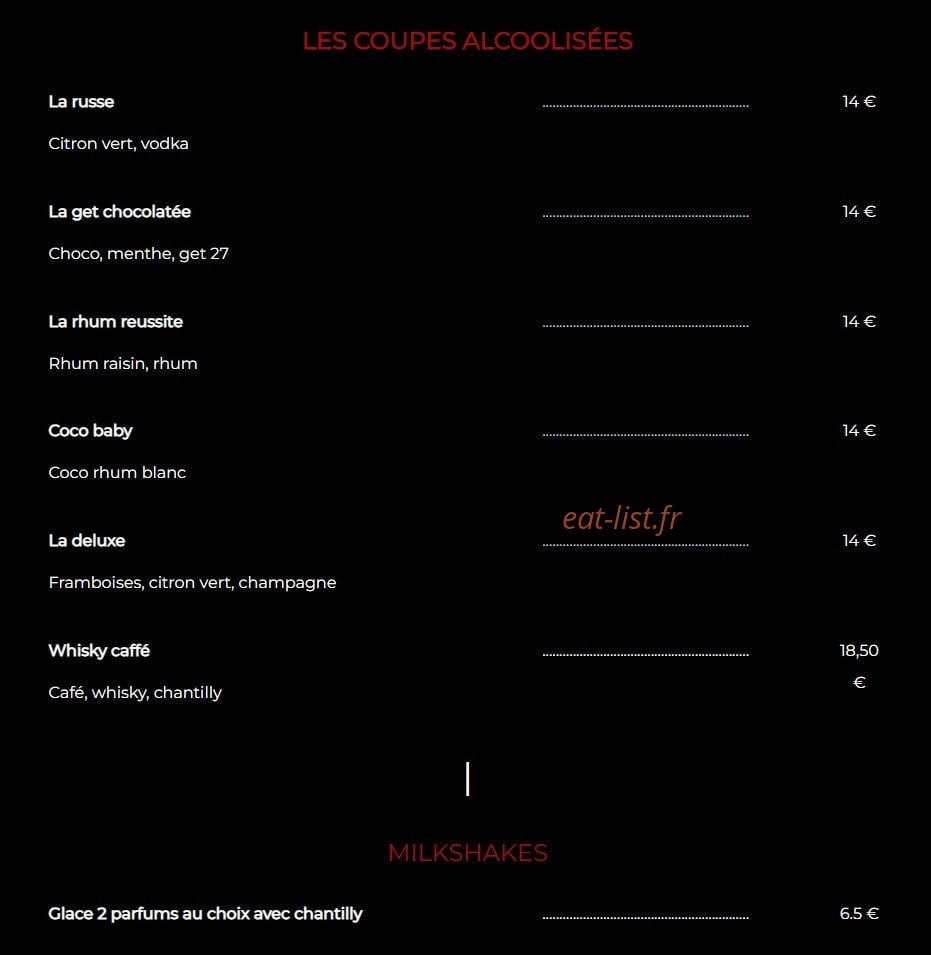 Chez Gérard Sur Le Toit — carte page 5