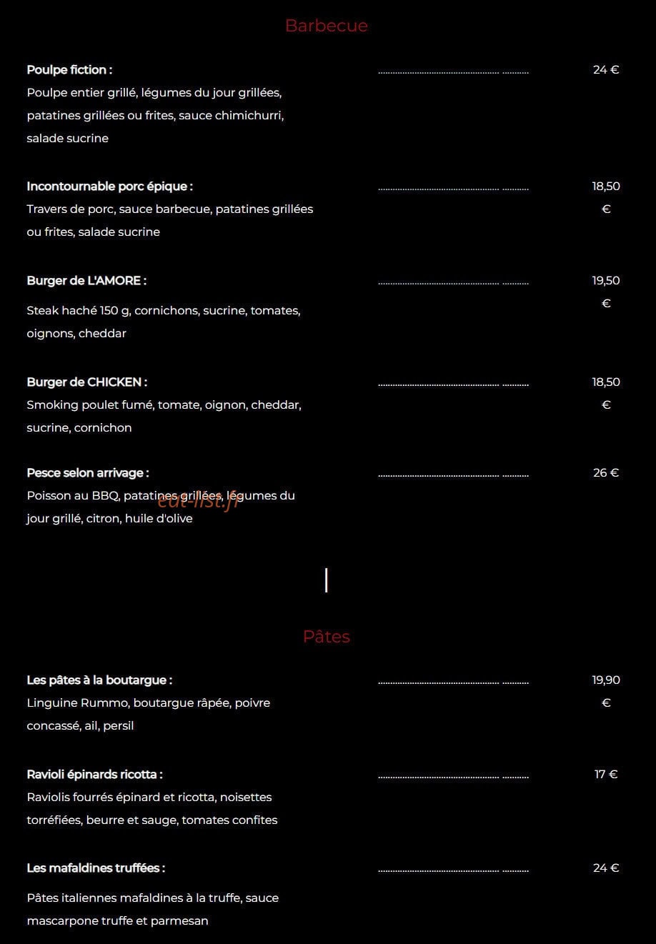 Chez Gérard Sur Le Toit — carte page 2