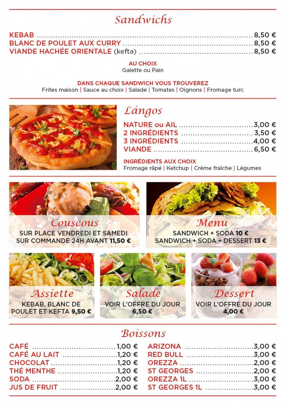Delis — carte page 2