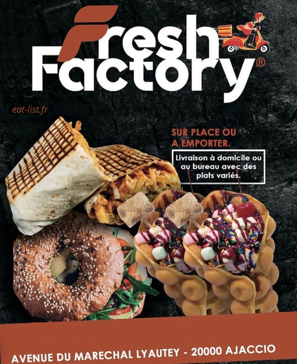 Fresh Factory — carte page 1