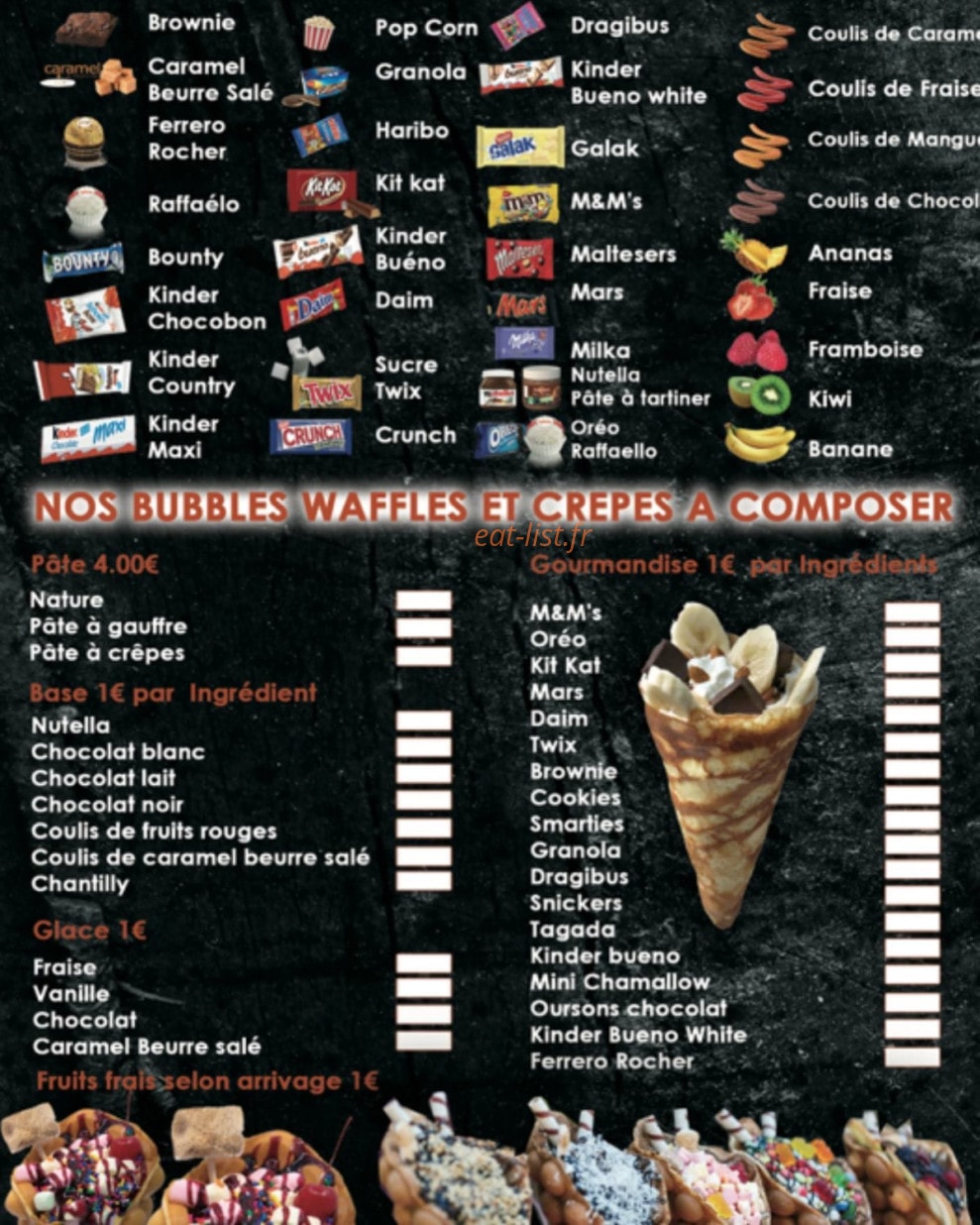 Fresh Factory — carte page 4