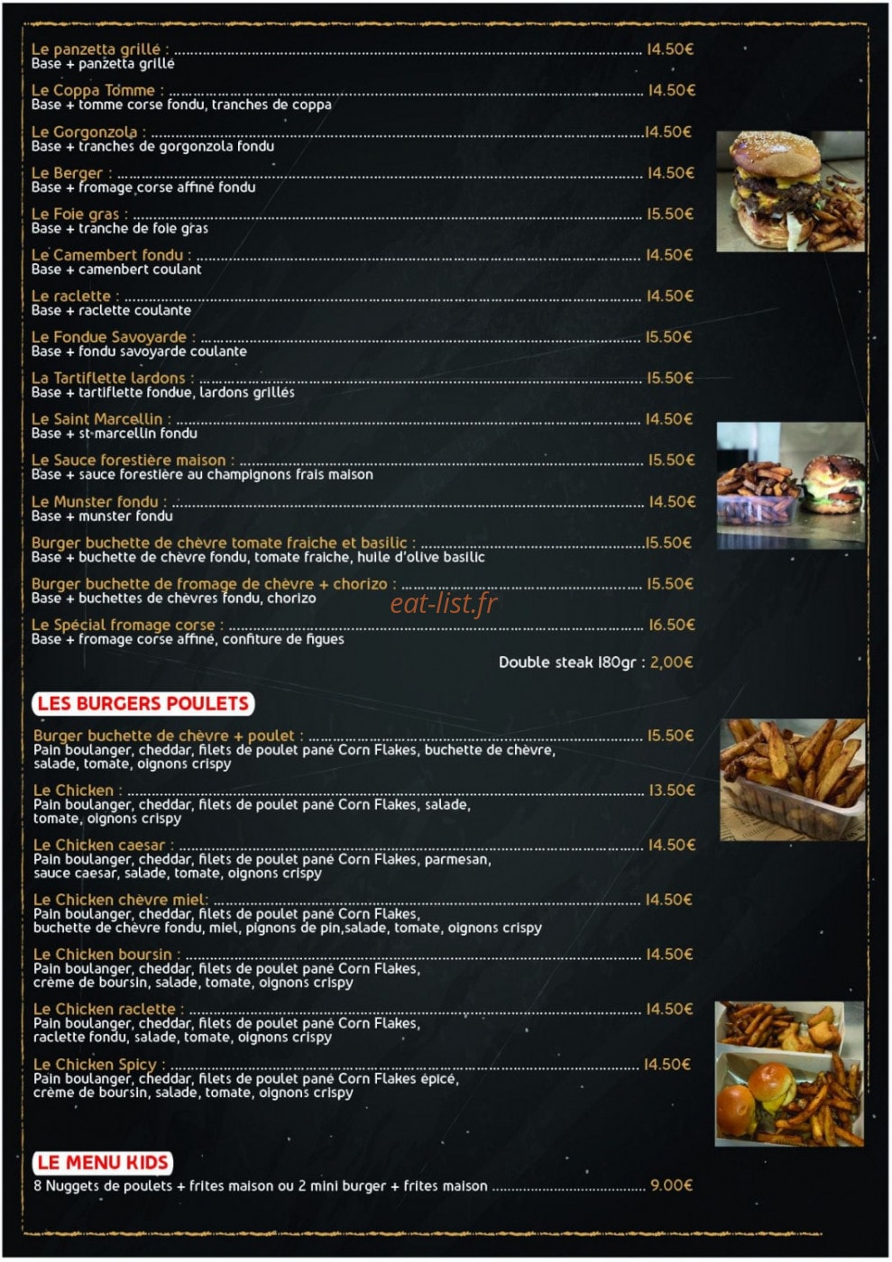 Fresh Fast Food — carte page 3