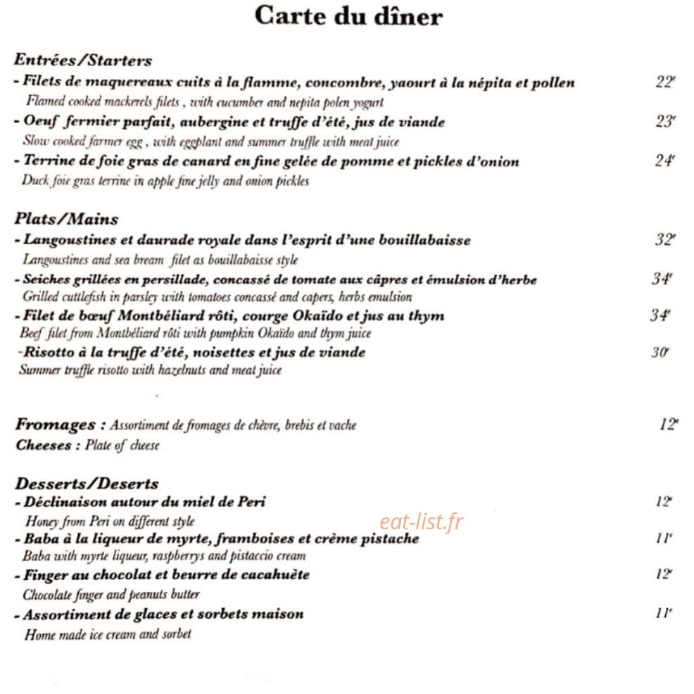 L'écrin — carte page 1