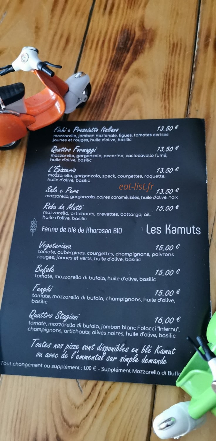 L'Epizzeria — carte page 6