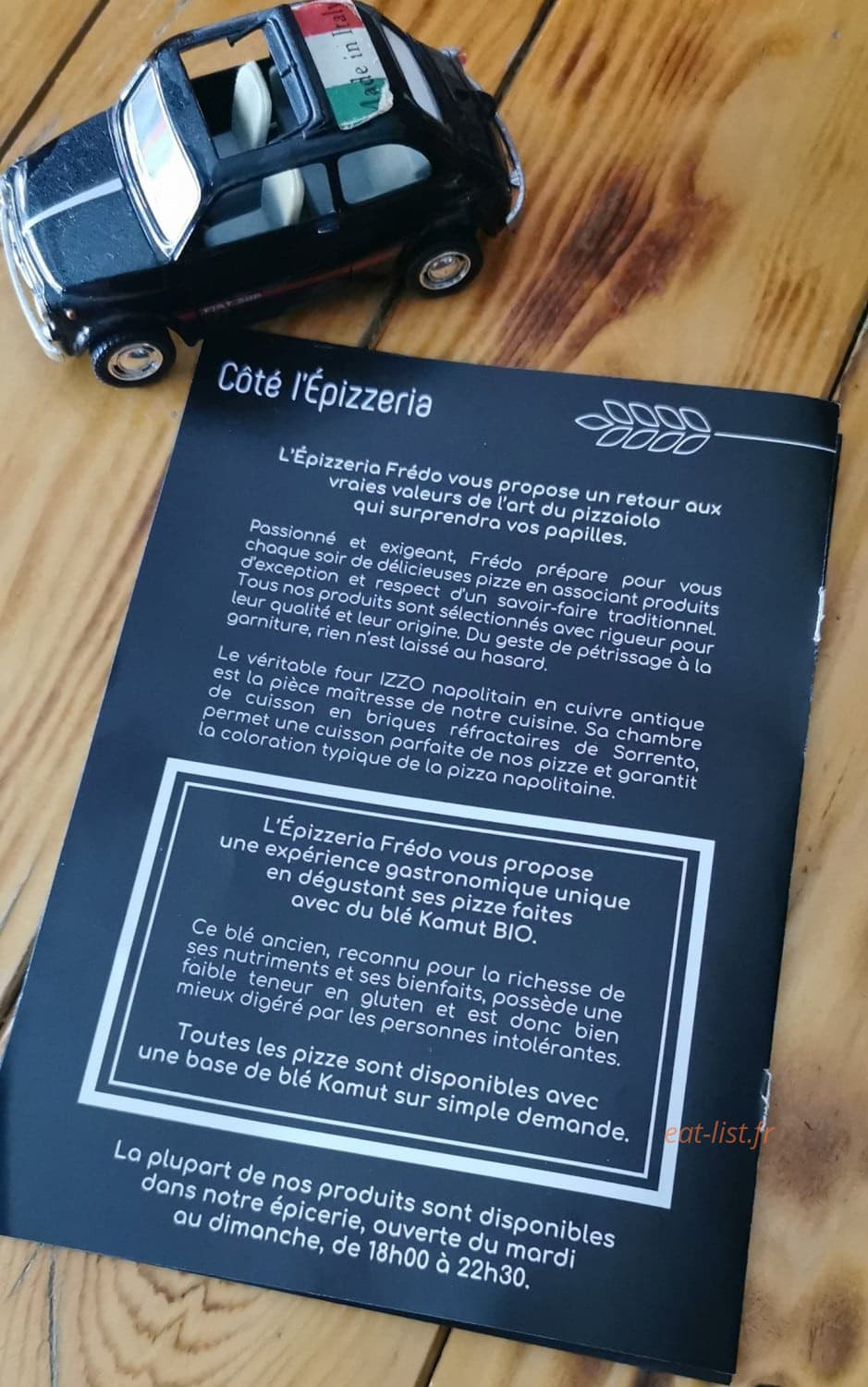 L'Epizzeria — carte page 2
