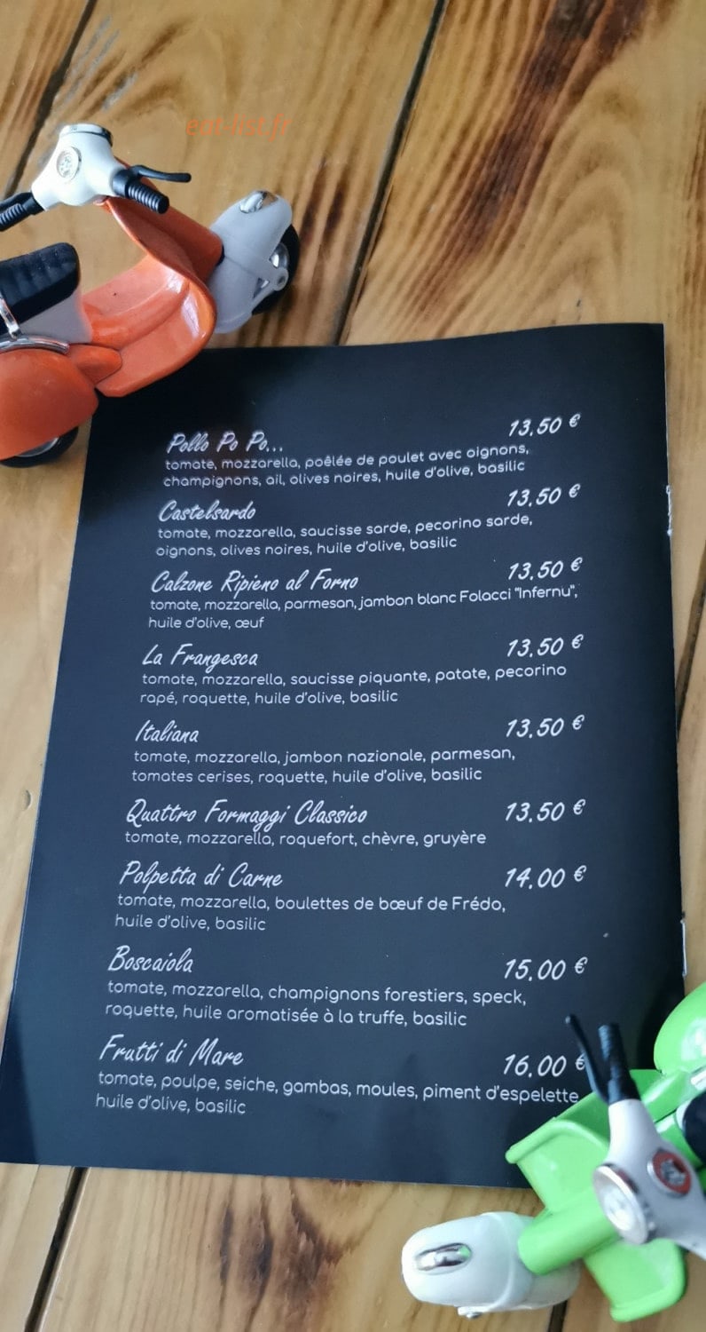 L'Epizzeria — carte page 4