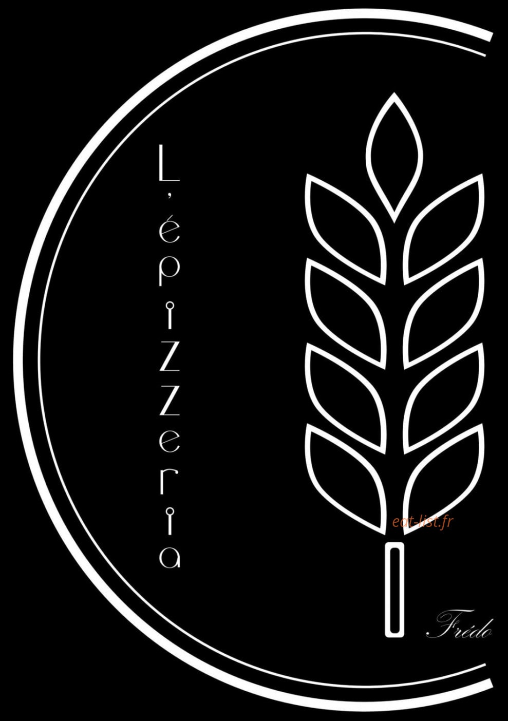 L'Epizzeria — carte page 1