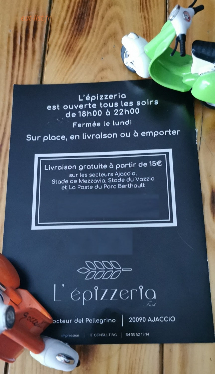 L'Epizzeria — carte page 7