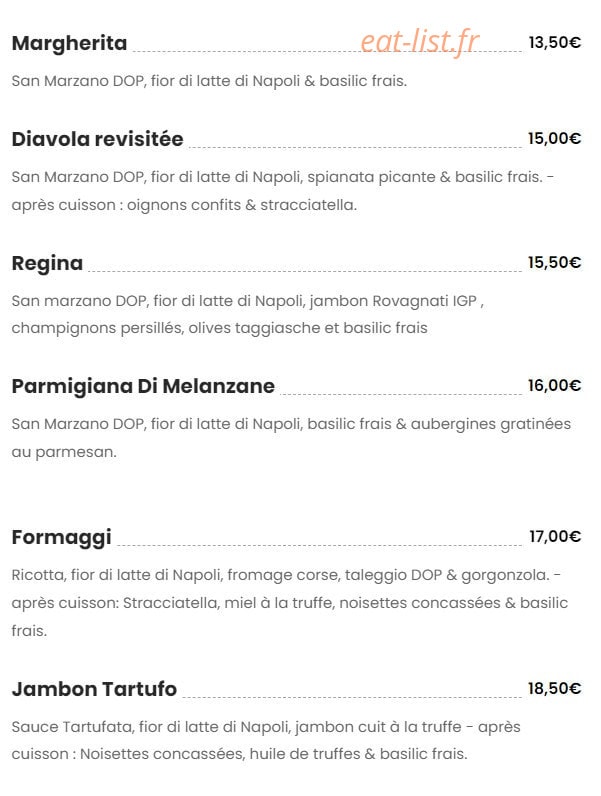 La Fabrica — carte page 2