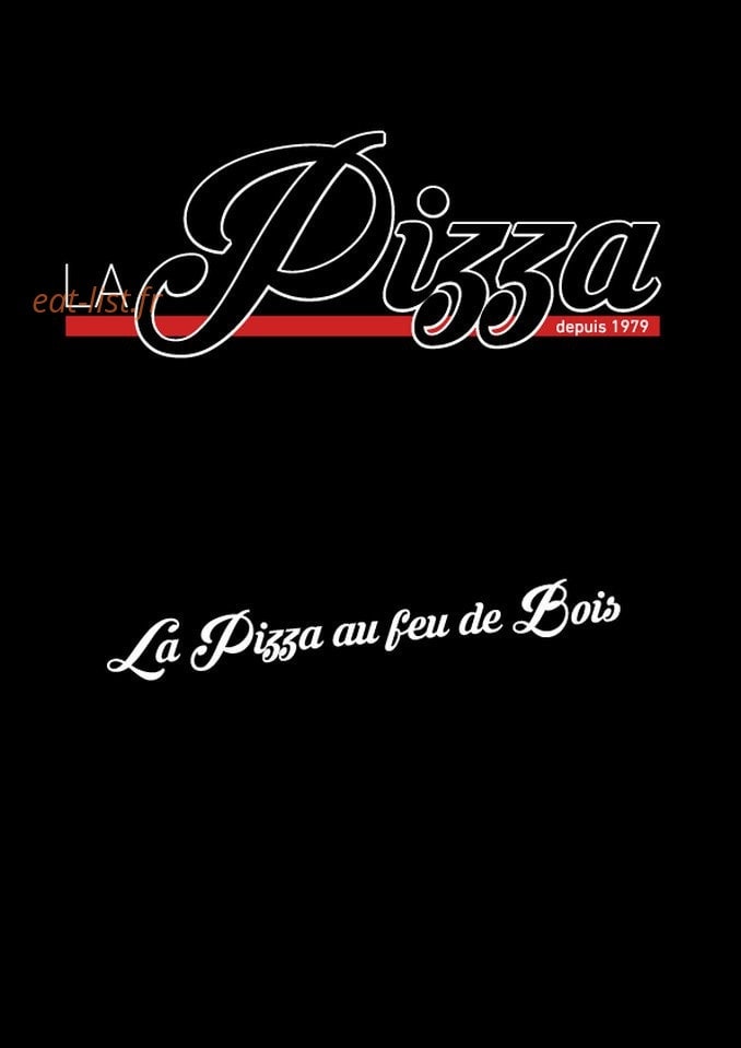 La pizza — carte page 1