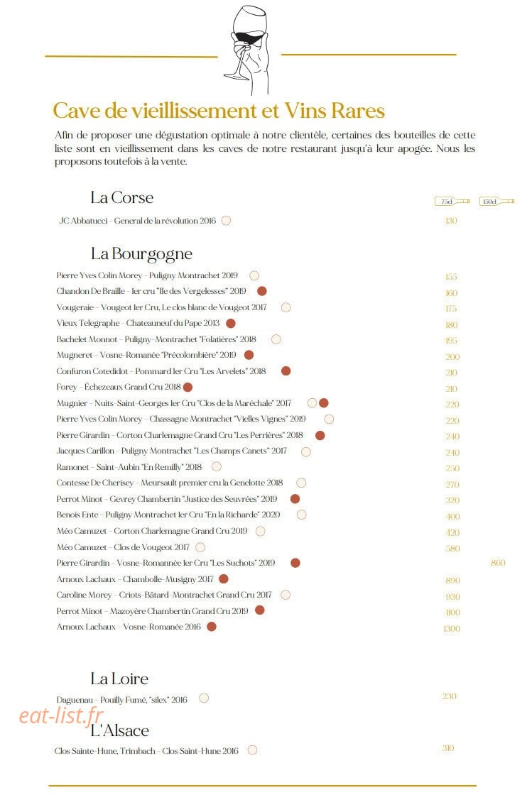 La Terrasse du Fesch — carte page 13