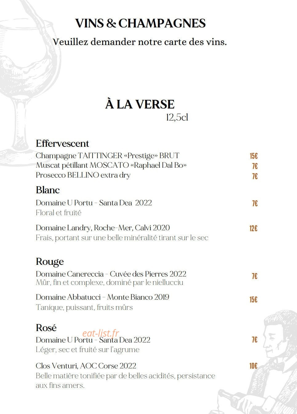 La Terrasse du Fesch — carte page 5