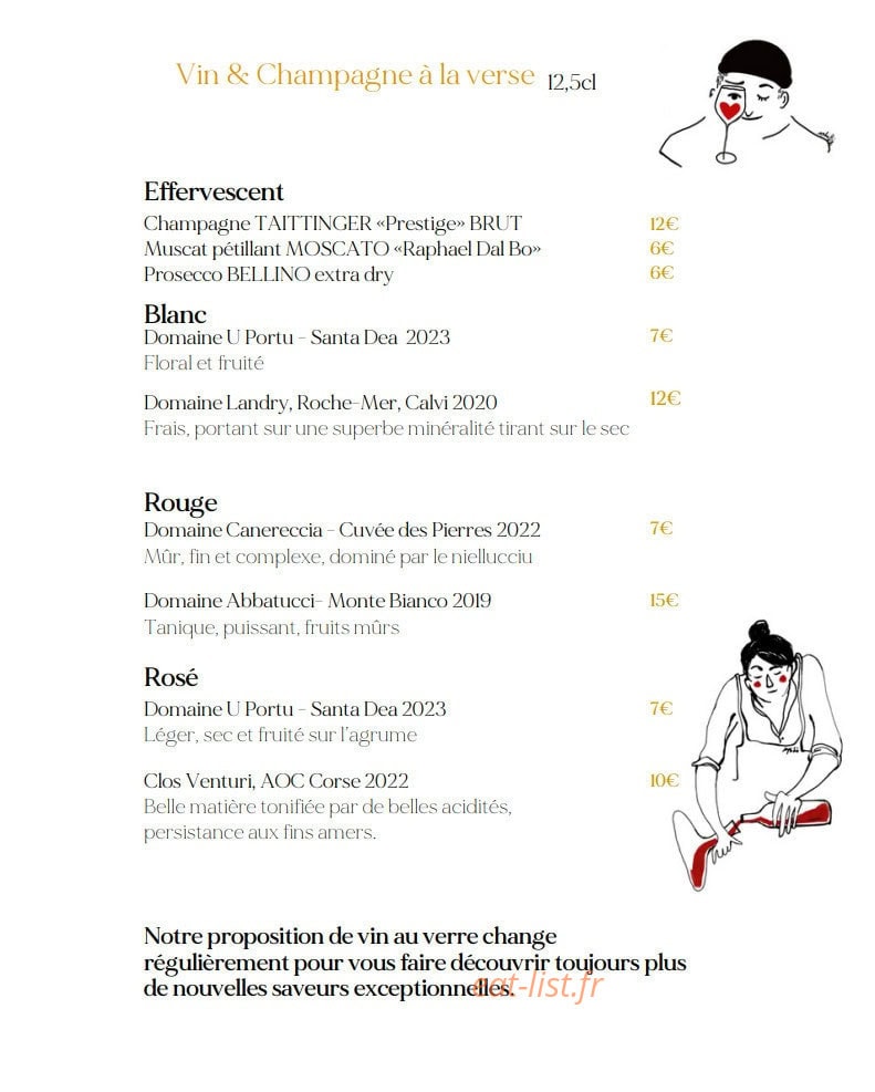 La Terrasse du Fesch — carte page 8