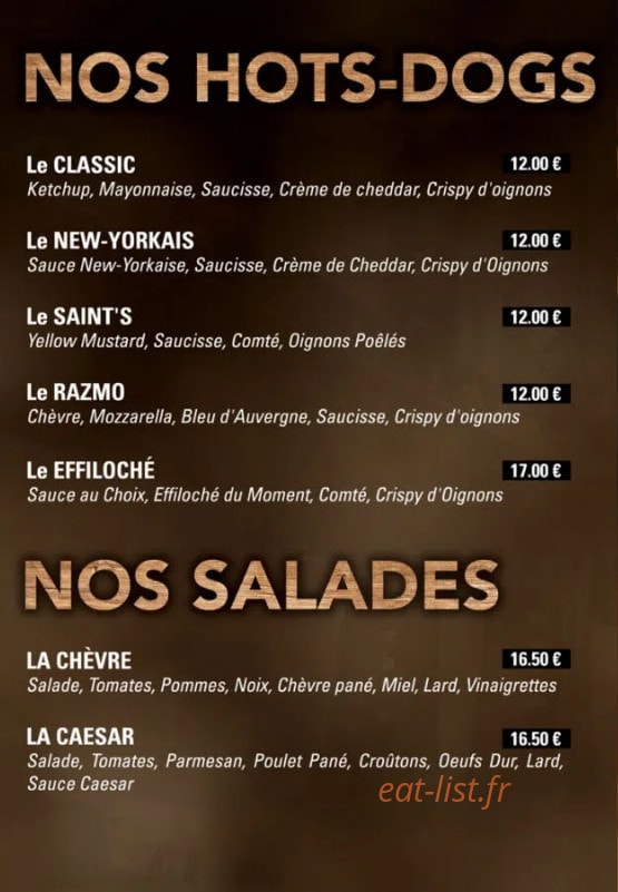 Le Brooklyn — carte page 1