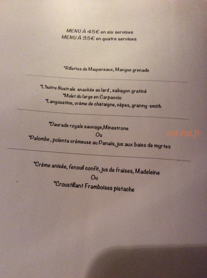 Le Cabanon — carte page 2