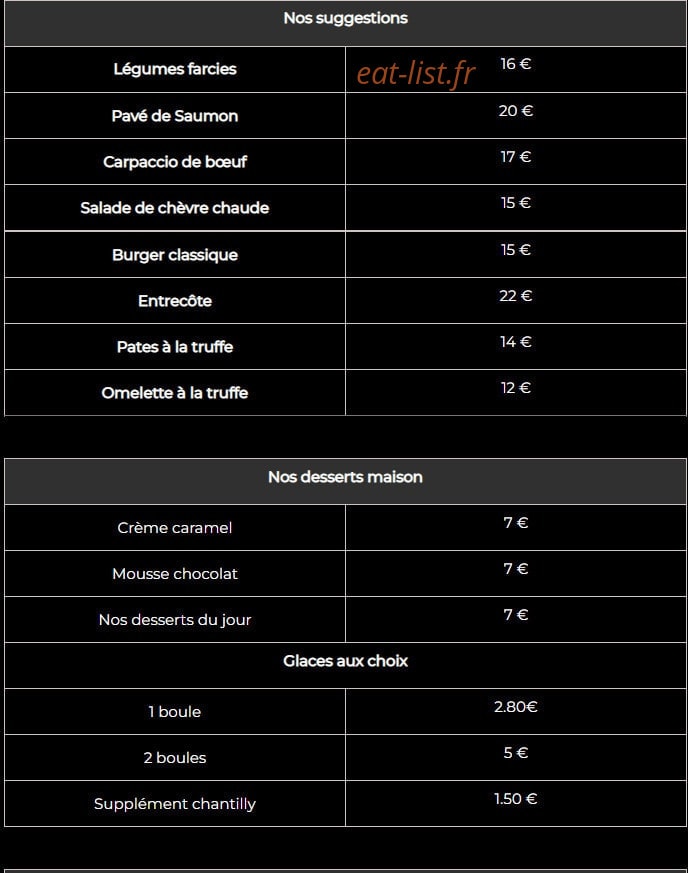 Le freedom — carte page 1