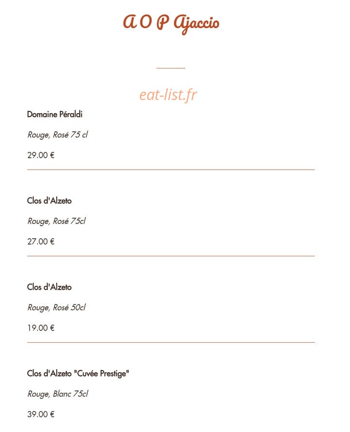 Le Grill — carte page 34