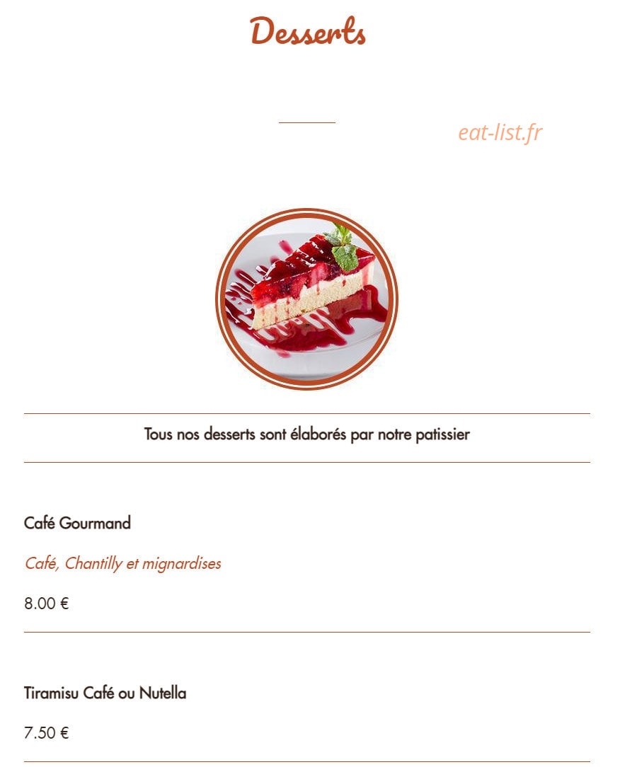 Le Grill — carte page 24
