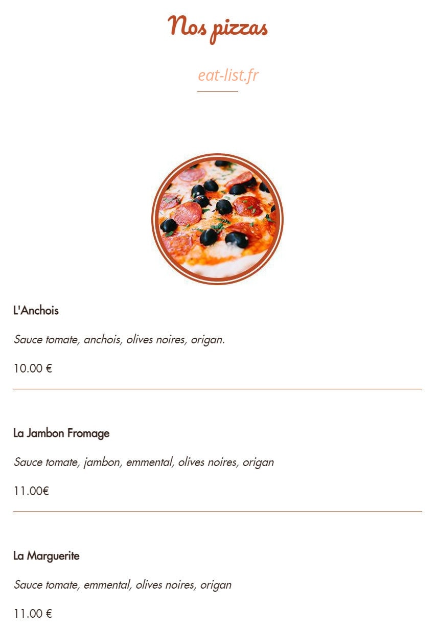 Le Grill — carte page 9