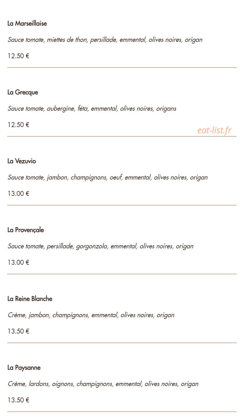 Le Grill — carte page 11