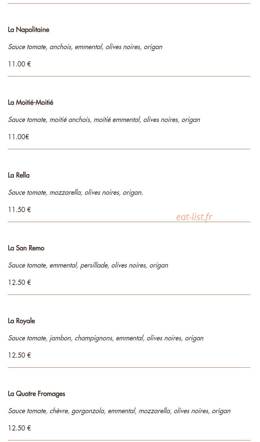 Le Grill — carte page 10