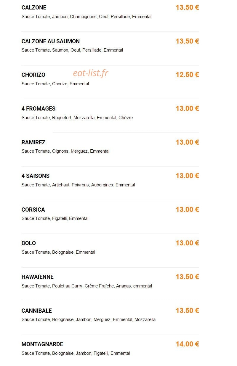 Le Petit Cheval Blanc — carte page 4