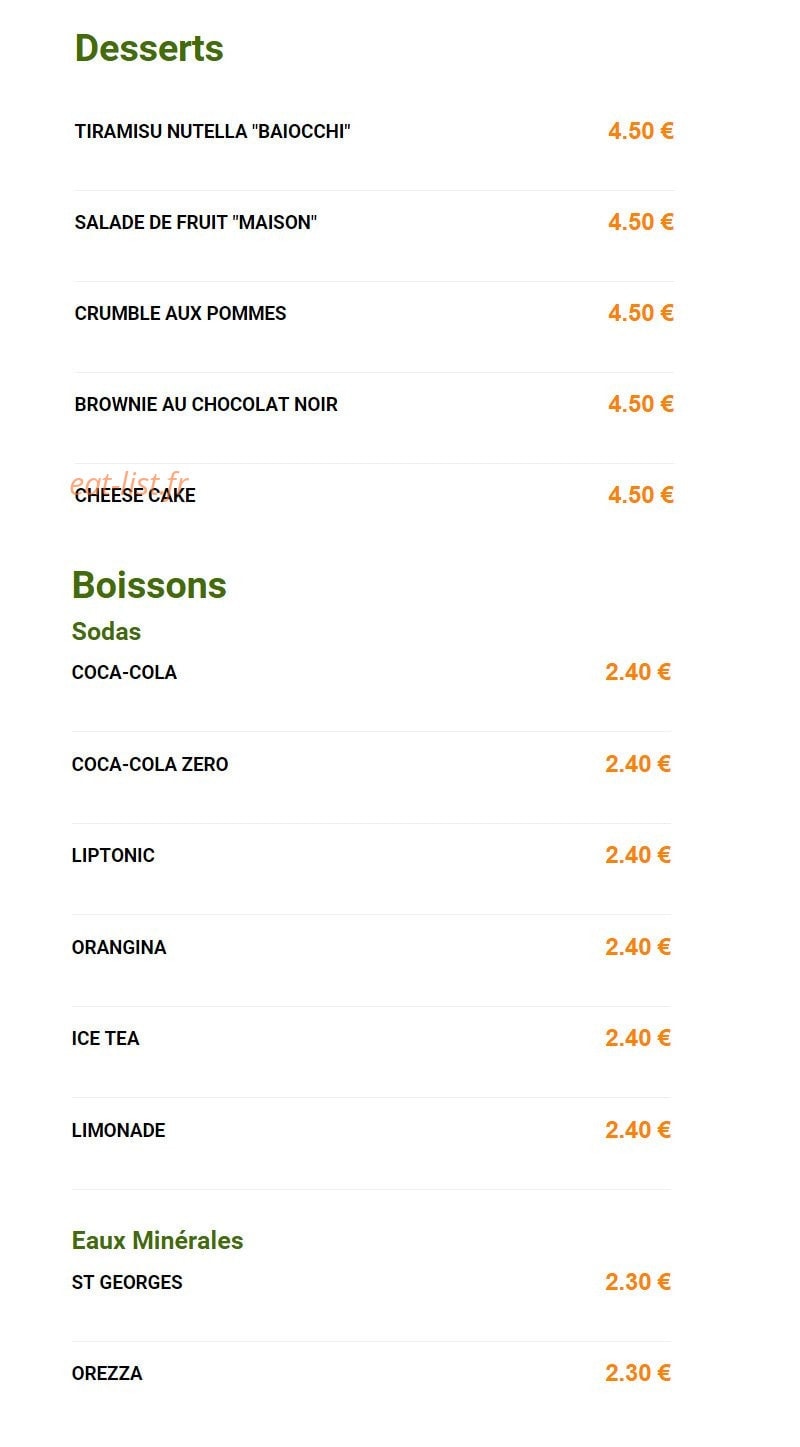 Le Petit Cheval Blanc — carte page 5