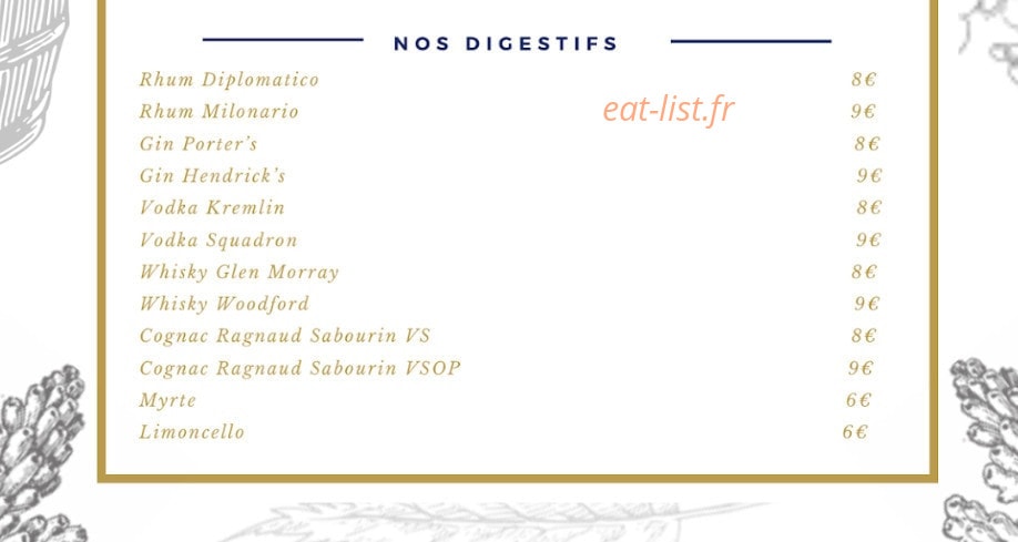 Le Poseidon — carte page 4